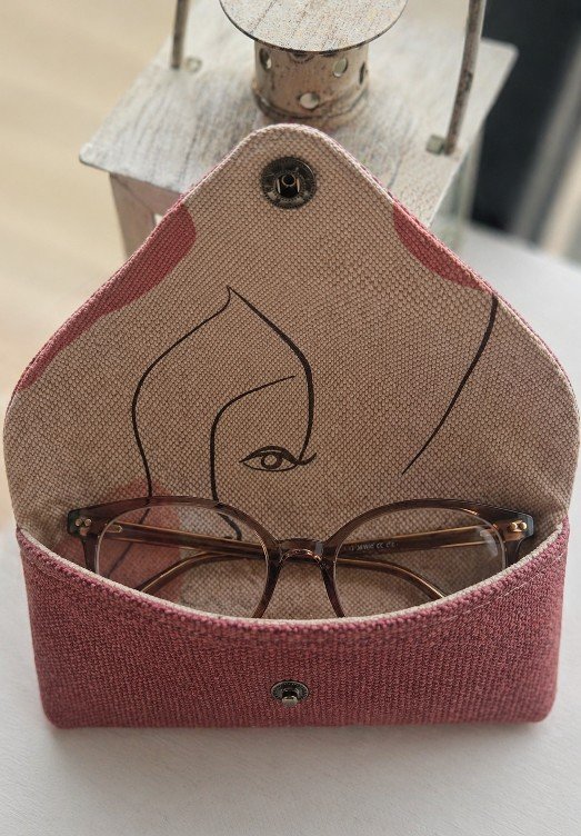 Étui à lunettes "Rostros"